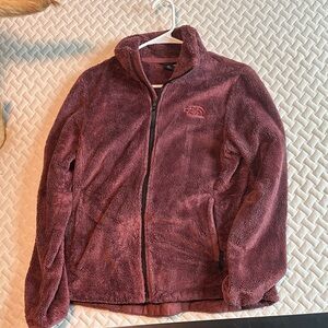 The North Face Maroon Fleece Jacket
